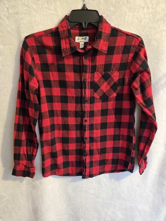 Copper Denim Other - Red and Black Plaid Longsleeve Shirt